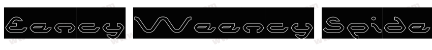 Eency Weency Spider字体转换